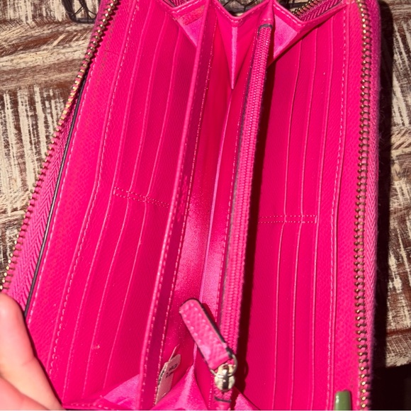 Coach Tan and Pink Women's Wallet - Picture 5 of 5